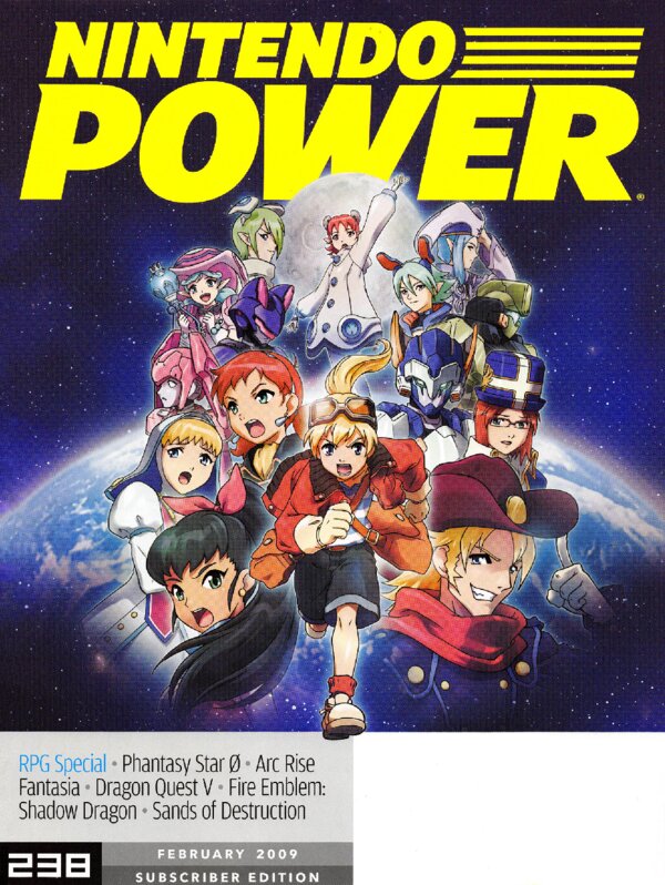 Nintendo Power Issue 238 (February 2009) cover